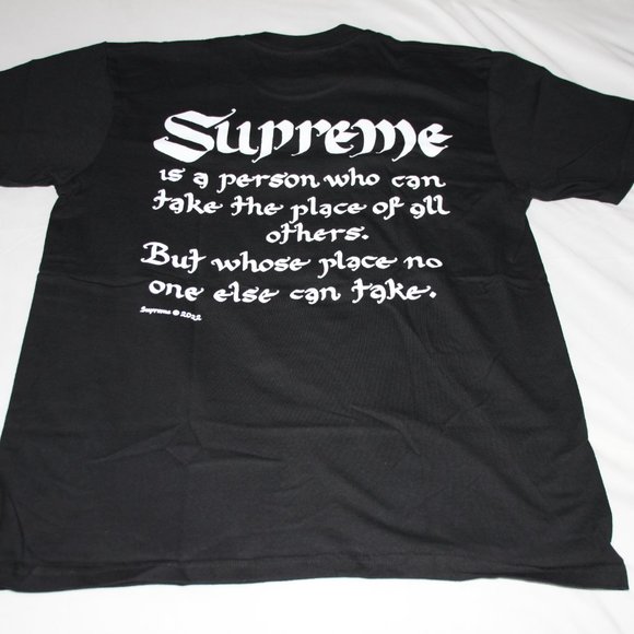 SUPREME Person Tee Black SS22 - Picture 4 of 7